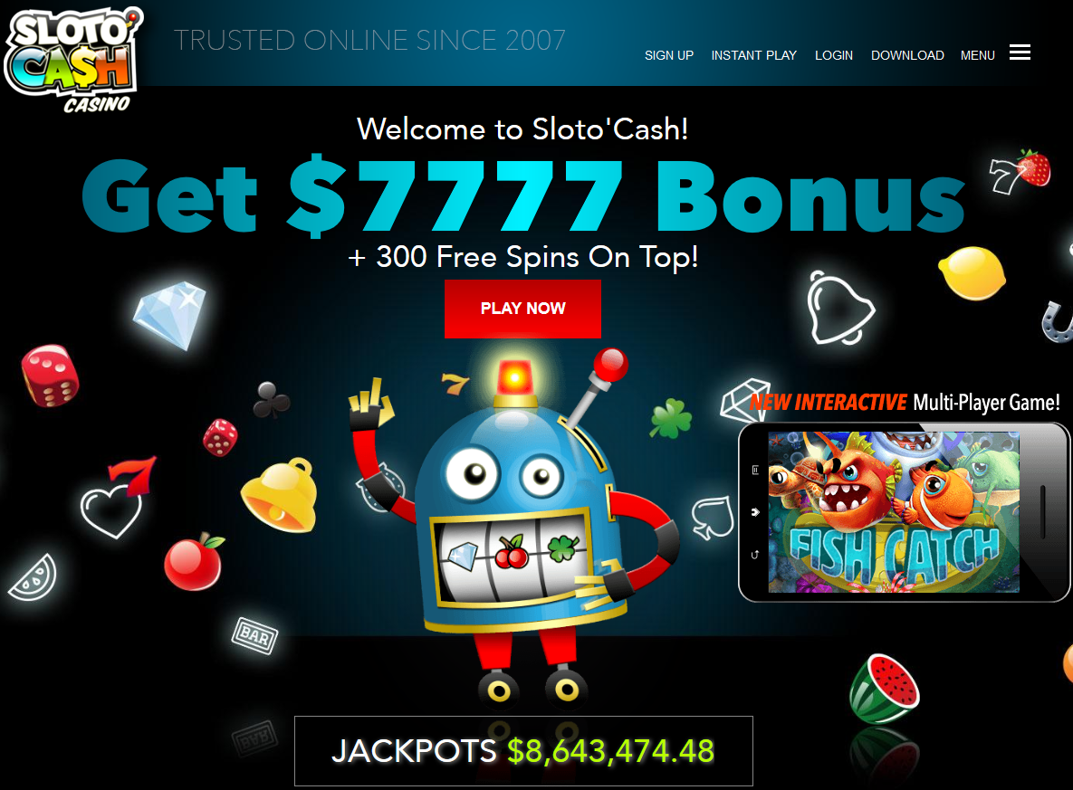 Slotocash Progressive Jackpots